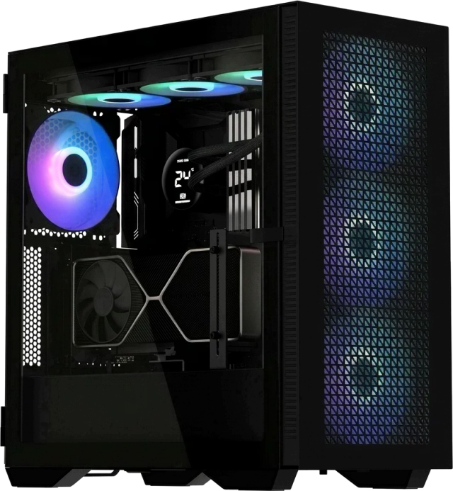 H7 Black — front view
